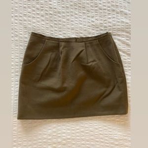 Wool Mini Skirt
